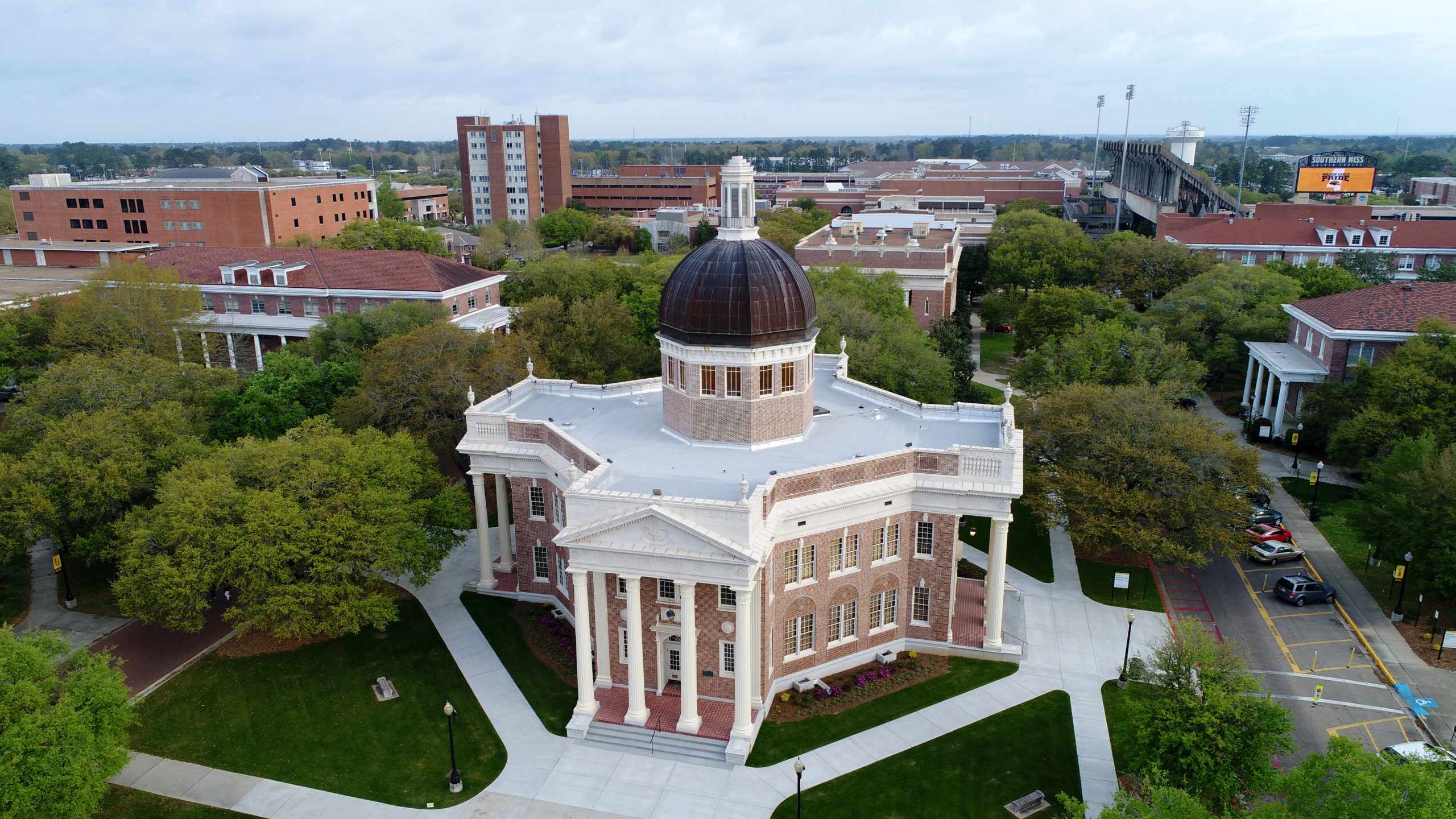 University of Southern Mississippi Roof