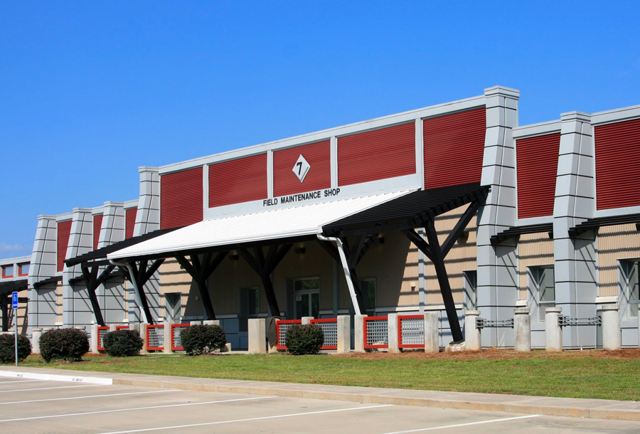 National Guard commerical roofing project