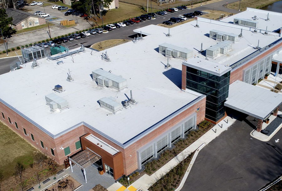 West Feliciana Hospital commerical roofing project