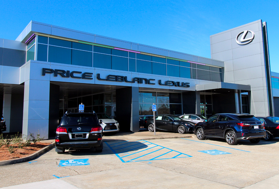 Price Leblanc Lexus Dealership commerical roofing project