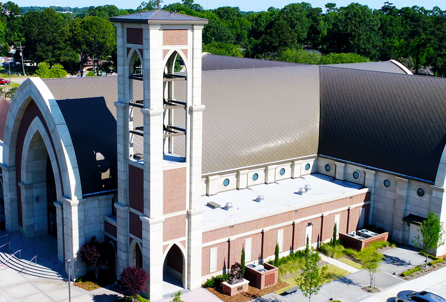 St. George Catholic Church commerical roofing project