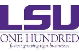 The LSU 100 Fastest-Growing Businesses award logo