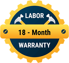 18-month roofing labour warranty